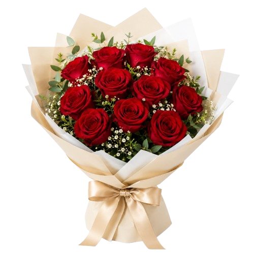 Buquê 12 Rosas